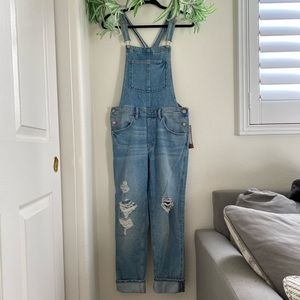 H&M Distressed Overalls